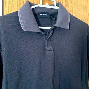 Axcess mens small black polo